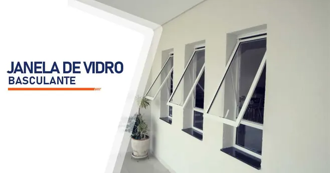 Janela de Vidro Basculante Janela basculante de vidro