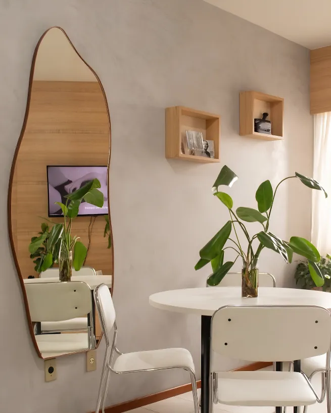 Espelhos em Itobi - composição com iluminação do ambiente