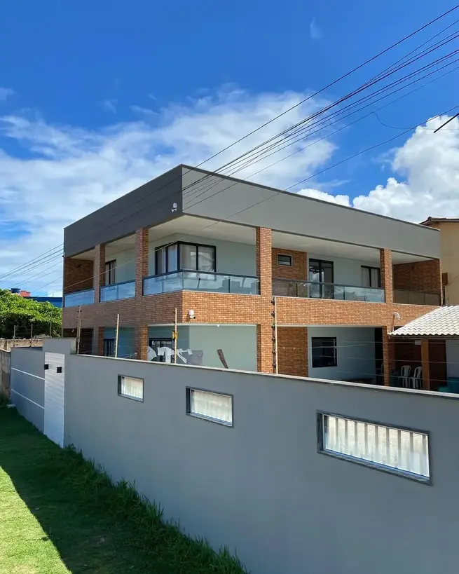 Guarda corpo de inox com vidro